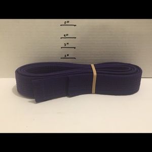 Macho martial arts purple belt karate tae kwan do